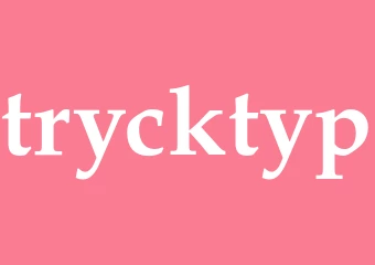 Synonym trycktyp