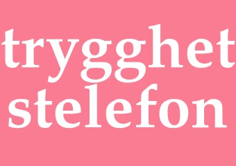 Synonym trygghetstelefon