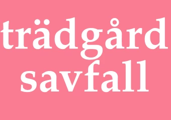 Synonym trädgårdsavfall