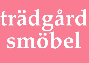 Synonym trädgårdsmöbel