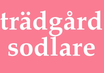 Synonym trädgårdsodlare