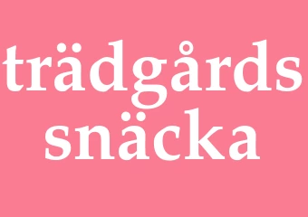 Synonym trädgårdssnäcka