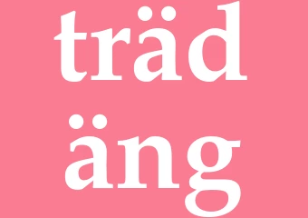 Synonym trädäng