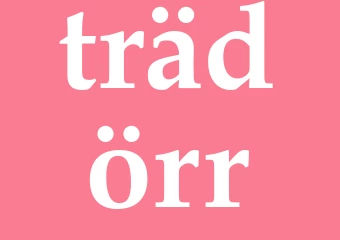 Synonym trädörr