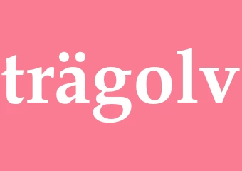 Synonym trägolv
