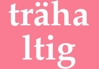 Synonym trähaltig