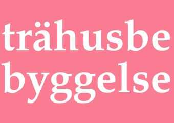 Synonym trähusbebyggelse