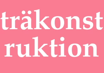 Synonym träkonstruktion