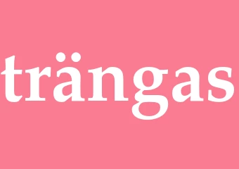 Synonym trängas