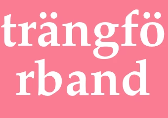 Synonym trängförband