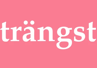 Synonym trängst