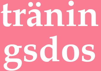 Synonym träningsdos