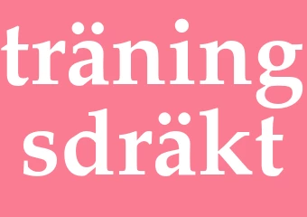 Synonym träningsdräkt