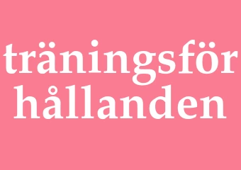 Synonym träningsförhållanden