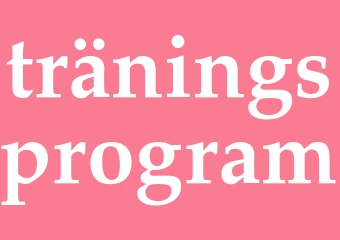 Synonym träningsprogram