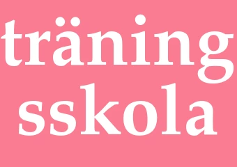 Synonym träningsskola