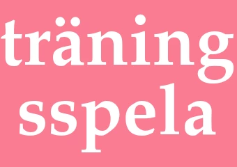 Synonym träningsspela