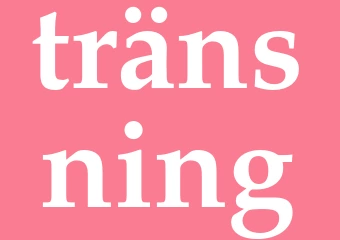 Synonym tränsning