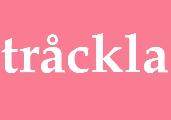 Synonym tråckla
