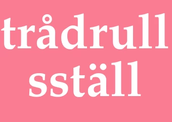 Synonym trådrullsställ