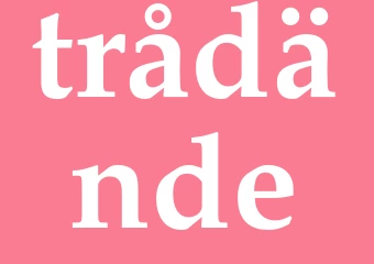 Synonym trådände