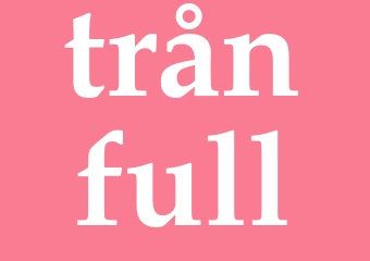 Synonym trånfull