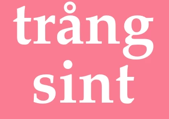 Synonym trångsint