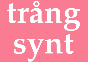 Synonym trångsynt