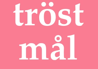 Synonym tröstmål