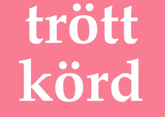 Synonym tröttkörd