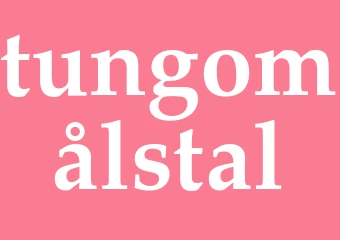 Synonym tungomålstal