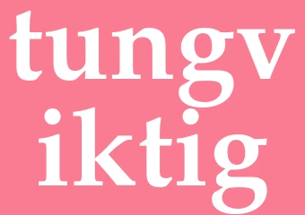 Synonym tungviktig