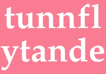 Synonym tunnflytande