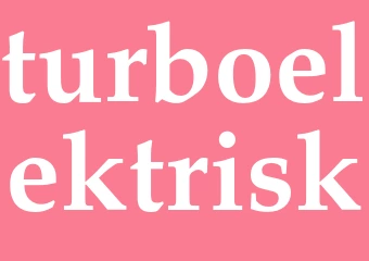 Synonym turboelektrisk