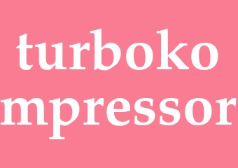 Synonym turbokompressor
