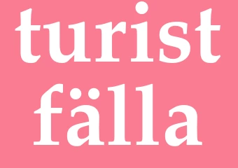 Synonym turistfälla