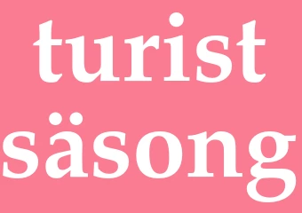 Synonym turistsäsong