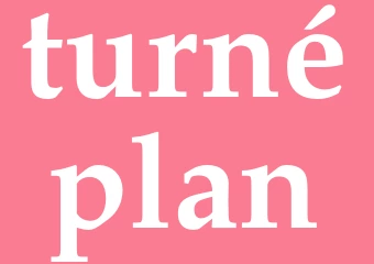 Synonym turnéplan