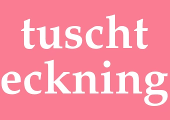Synonym tuschteckning