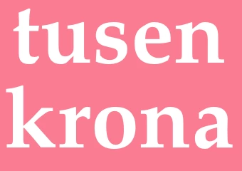 Synonym tusenkrona