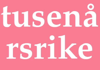 Synonym tusenårsrike