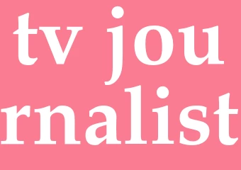Synonym tv-journalist