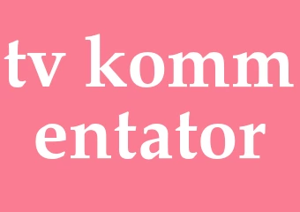 Synonym tv-kommentator