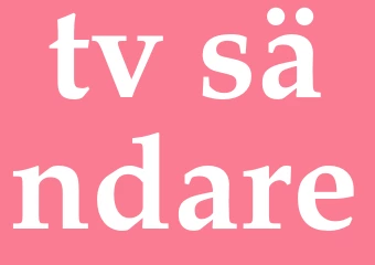 Synonym tv-sändare