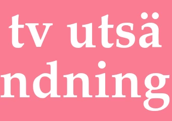 Synonym tv-utsändning