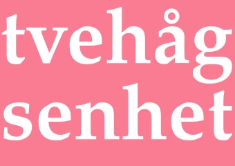 Synonym tvehågsenhet