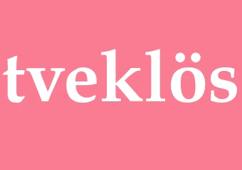 Synonym tveklös