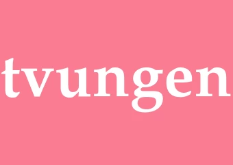 Synonym tvungen
