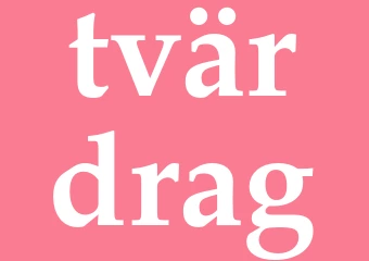 Synonym tvärdrag