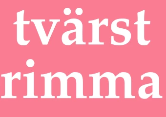 Synonym tvärstrimma
